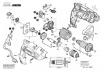 Bosch 3 603 C97 401 Psb 6000 Ra Percussion Drill 230 V / Eu Spare Parts